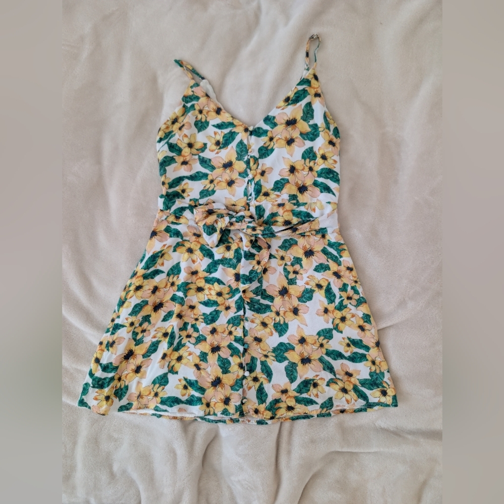 Cupcakes And Cashmere Sunflower Mini Dress